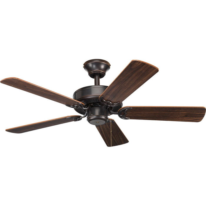 Progress Lighting P2500-20 42" Ceiling Fan, Antique Bronze