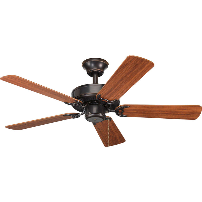 Progress Lighting P2500-20 42" Ceiling Fan, Antique Bronze