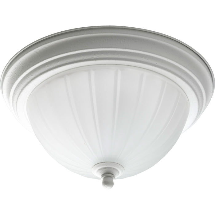 Progress Lighting P3816-30 One Light Flush Mount, White