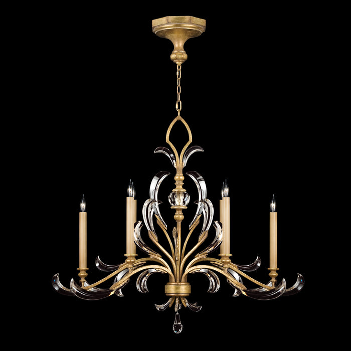 Fine Art 760540ST Six Light Chandelier, Gold