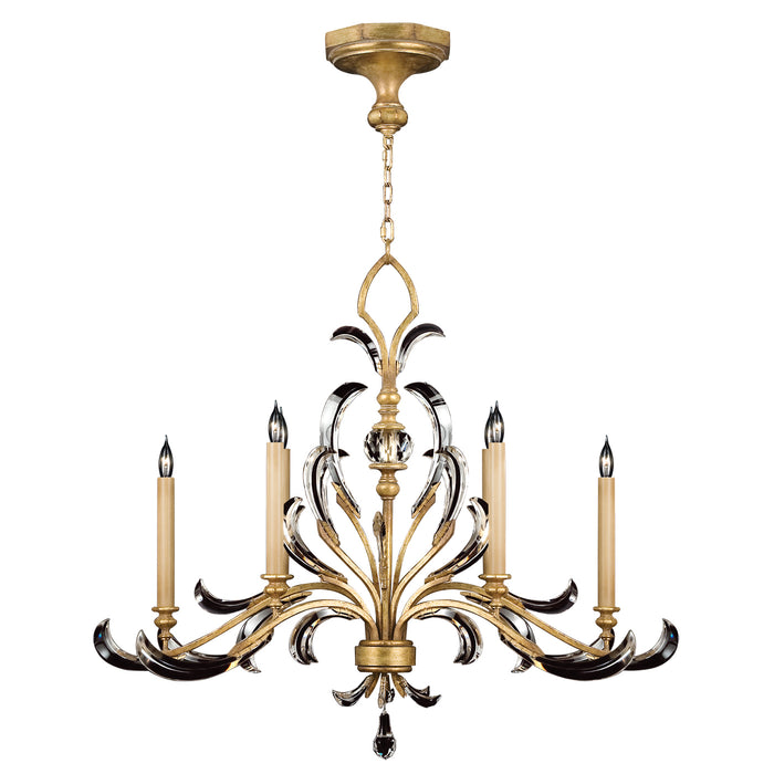Fine Art 760540ST Six Light Chandelier, Gold