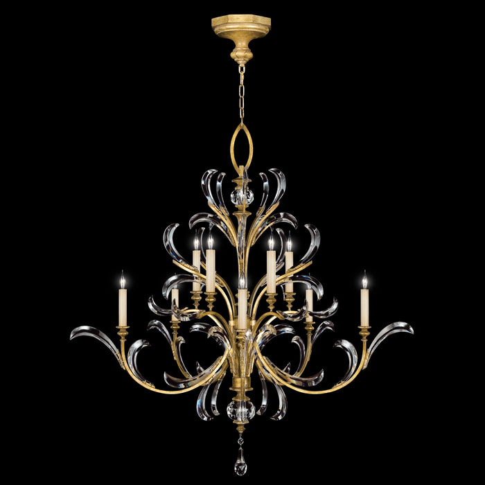 Fine Art 760640ST Ten Light Chandelier, Gold