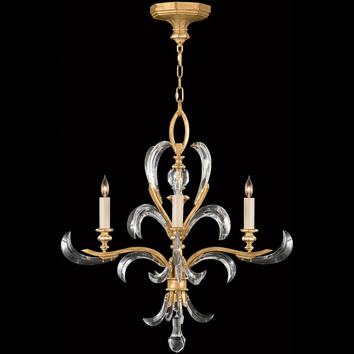 Fine Art 760840ST Four Light Chandelier, Gold