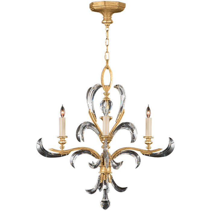 Fine Art 760840ST Four Light Chandelier, Gold