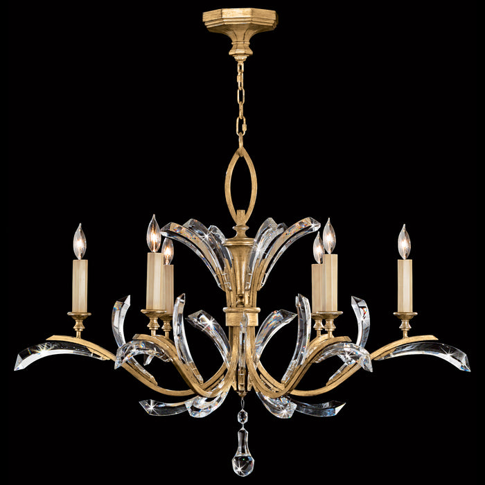 Fine Art 761240ST Six Light Chandelier, Gold