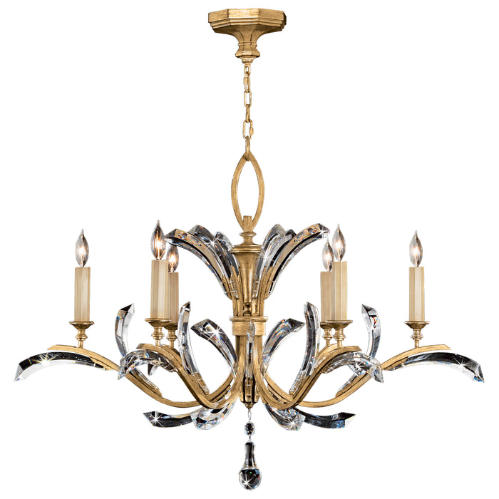 Fine Art 761240ST Six Light Chandelier, Gold