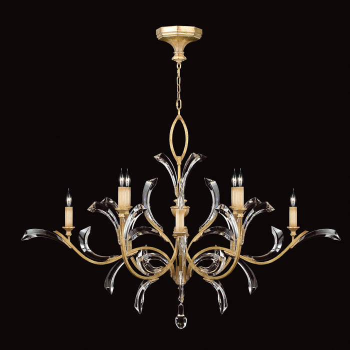 Fine Art 761640ST Eight Light Chandelier, Gold