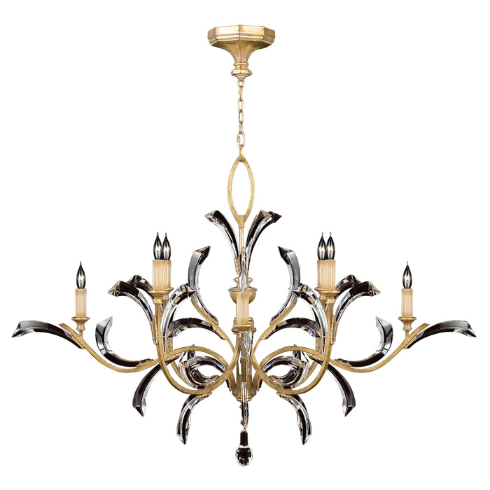 Fine Art 761640ST Eight Light Chandelier, Gold