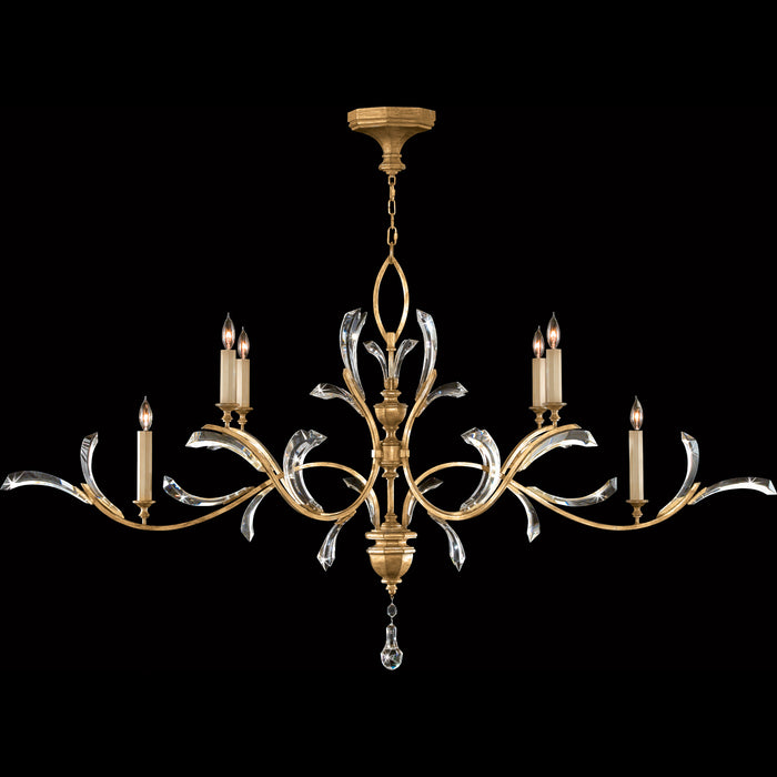 Fine Art 761840ST Six Light Chandelier, Gold
