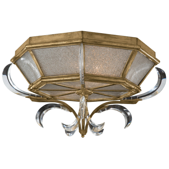 Fine Art 767640ST Two Light Flush Mount, Gold