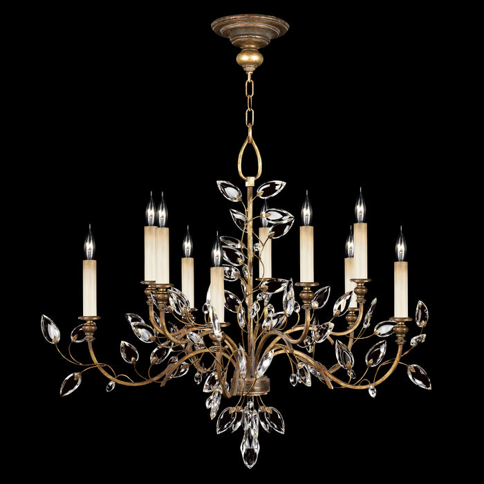 Fine Art 775940ST Ten Light Chandelier, Gold
