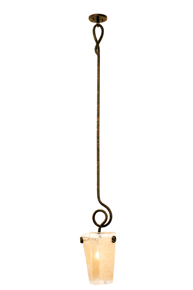 Kalco 4301AC/ANTQ One Light Pendant, Antique Copper