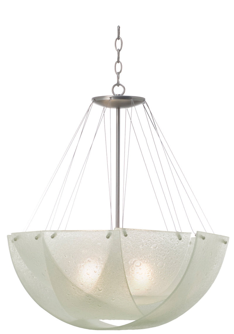 Kalco 5098SN Three Light Pendant, Satin Nickel