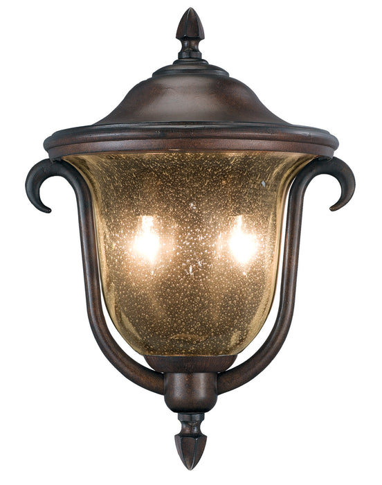 Kalco 9000BB Two Light Outdoor Porch Light, Burnished Bronze