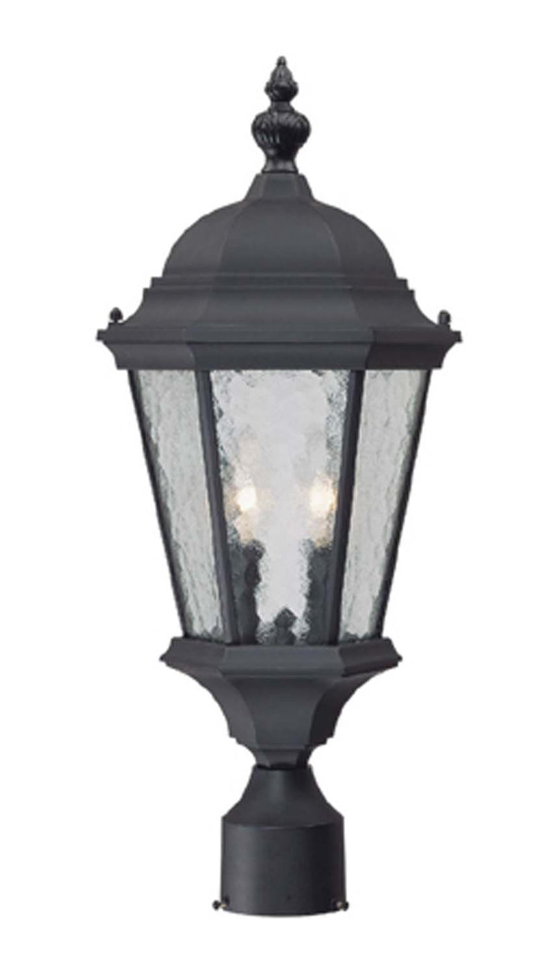 Acclaim Lighting 5517BK Two Light Post Mount, Matte Black