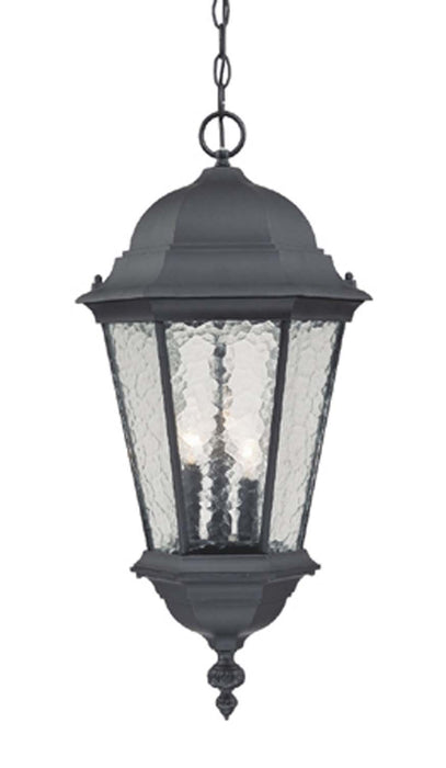 Acclaim Lighting 5526BK Three Light Hanging Lantern, Matte Black