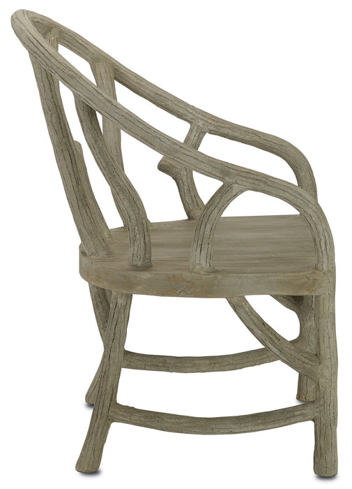 Currey and Company 2701 Chair, Portland/Faux Bois