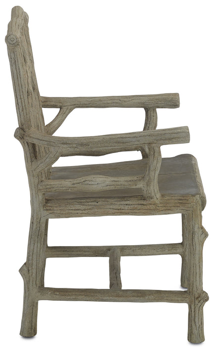 Currey and Company 2706 Chair, Portland/Faux Bois