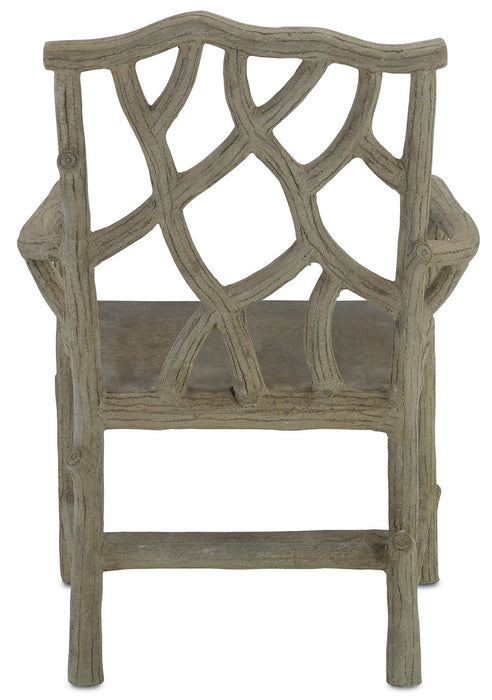 Currey and Company 2706 Chair, Portland/Faux Bois