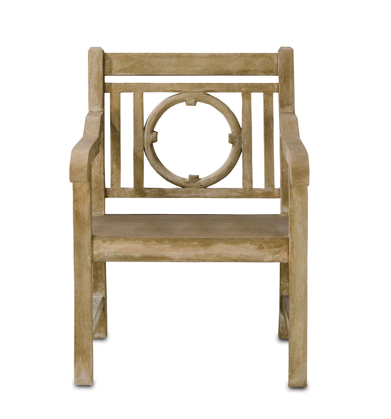 Currey and Company 2723 Chair, Portland/Faux Bois