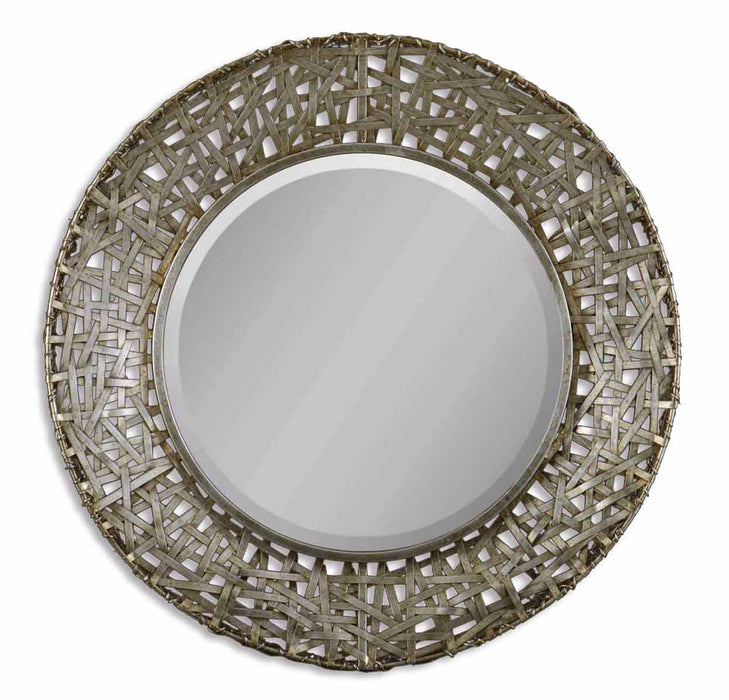 Uttermost 11603 B Mirror, Antiqued Silver w/Black