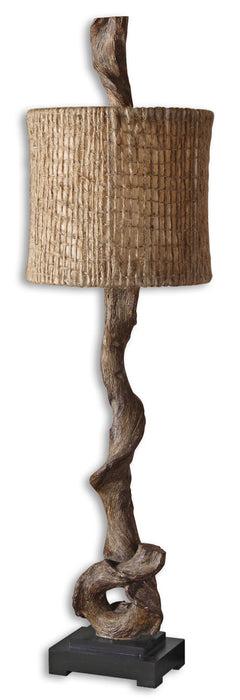 Uttermost 29163-1 One Light Buffet Lamp, Weathered Driftwood