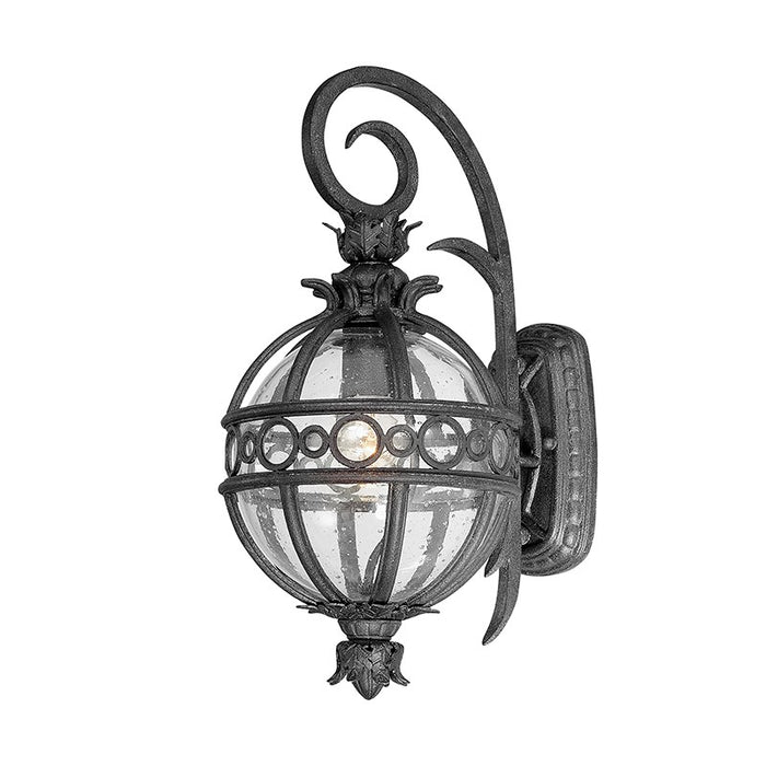 Troy Lighting B5001-FRN One Light Wall Lantern, French Iron