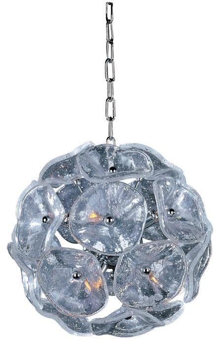 ET2 E22090-28 Eight Light Pendant, Polished Chrome