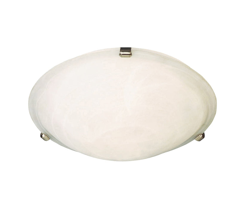 Maxim 2680MRSN Two Light Flush Mount, Satin Nickel