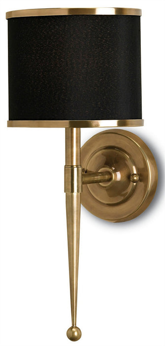 Currey and Company 5021 One Light Wall Sconce, Brass