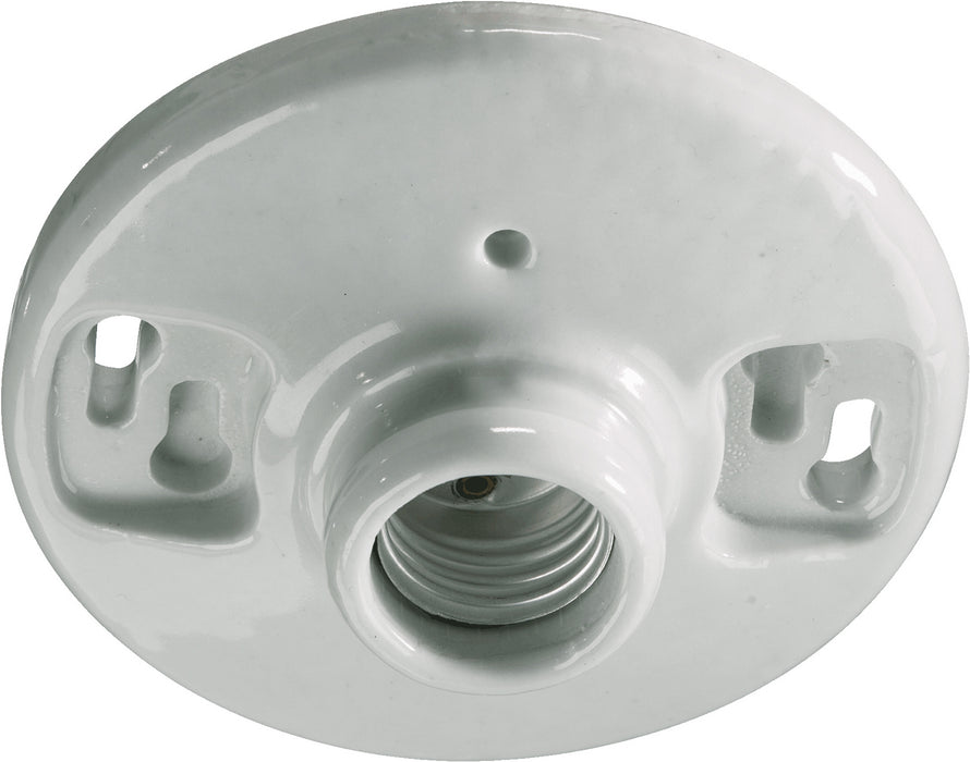 Quorum 7-222 One Light Ceiling Mount, White