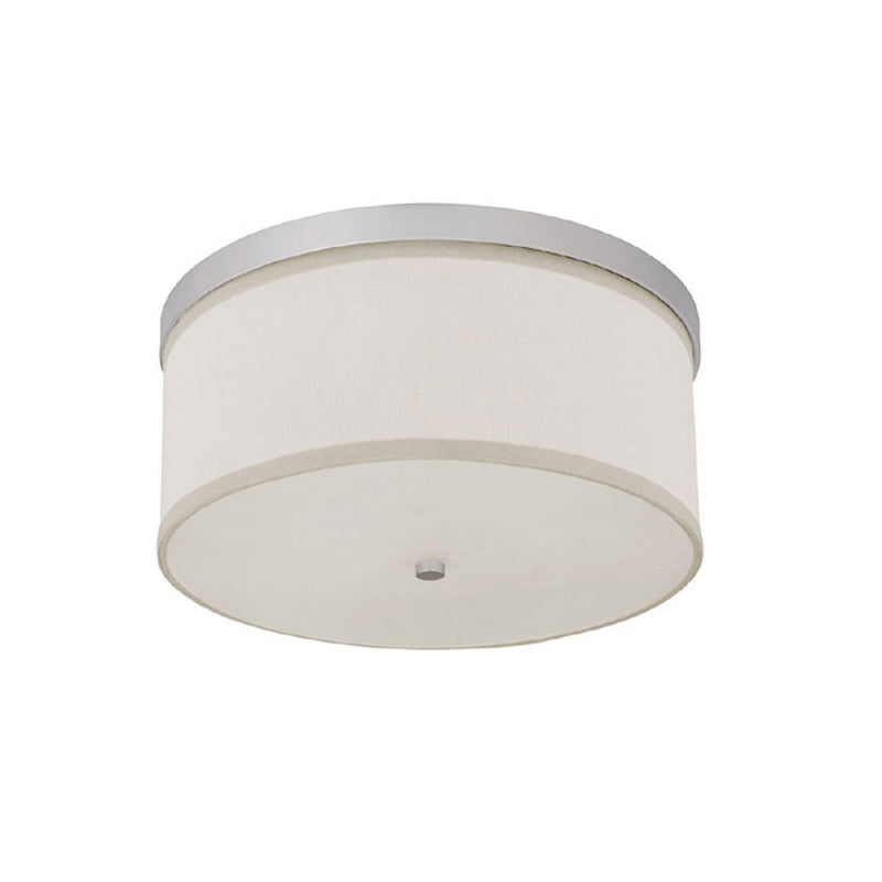 Capital Lighting 2015MN-480 Three Light Flush Mount, Matte Nickel