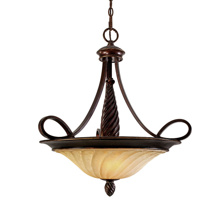 Golden 8106-3P CDB Three Light Pendant, Cordoban Bronze