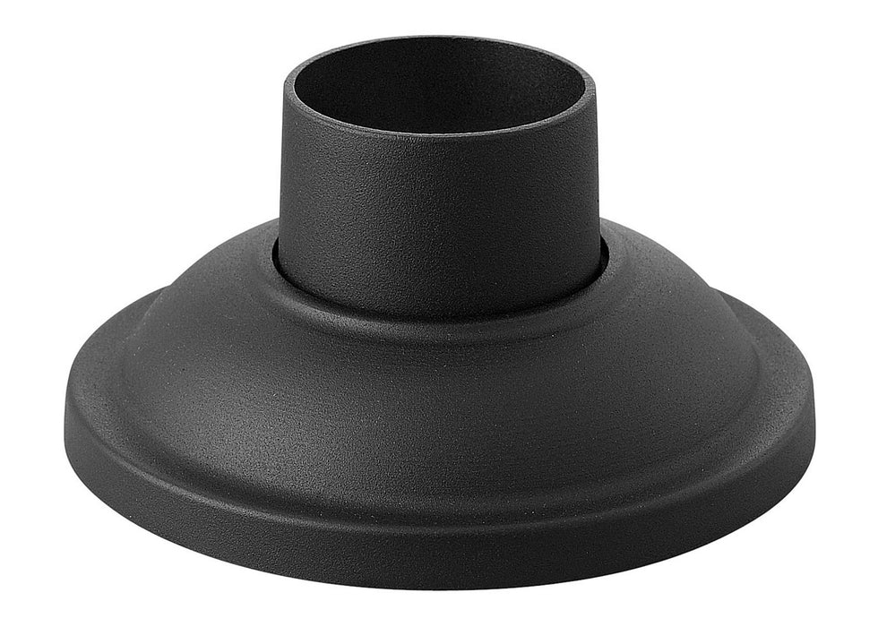 Hinkley 1304BK Pier Mount Base, Black