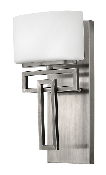Hinkley 5100AN One Light Bath Sconce, Antique Nickel