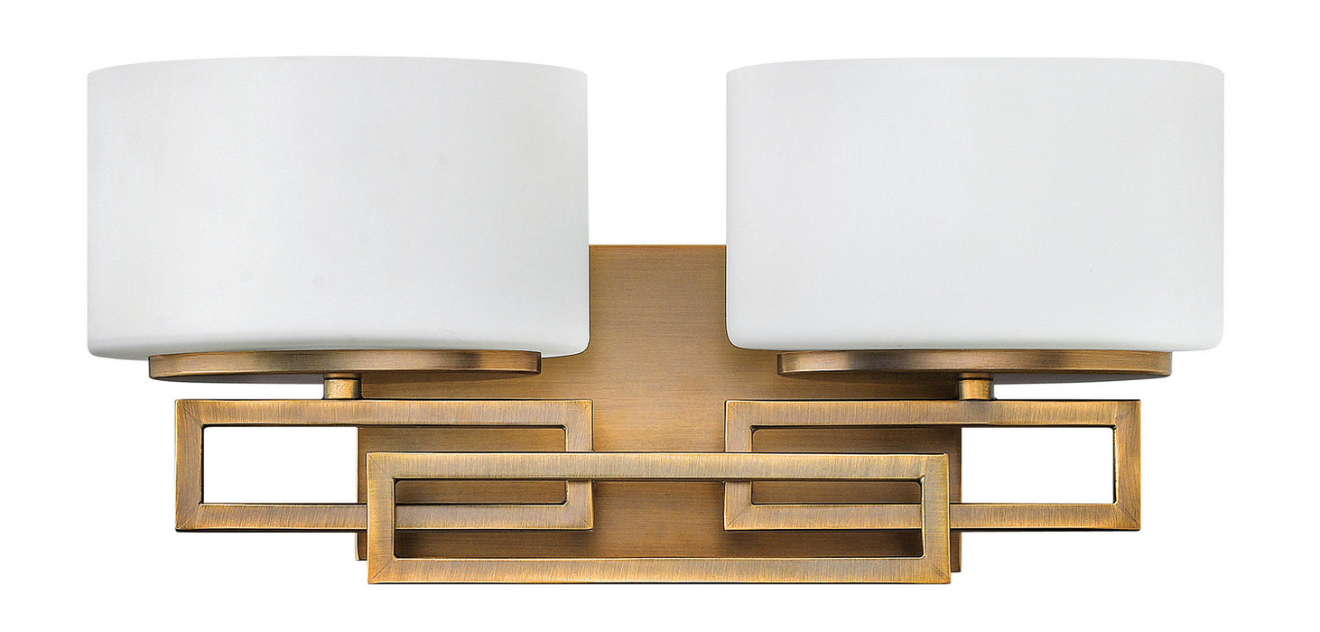 Hinkley 5102BR Two Light Bath, Brushed Bronze