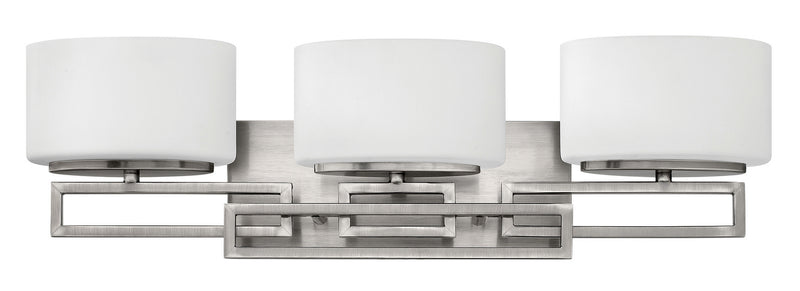 Hinkley 5103AN Three Light Bath, Antique Nickel