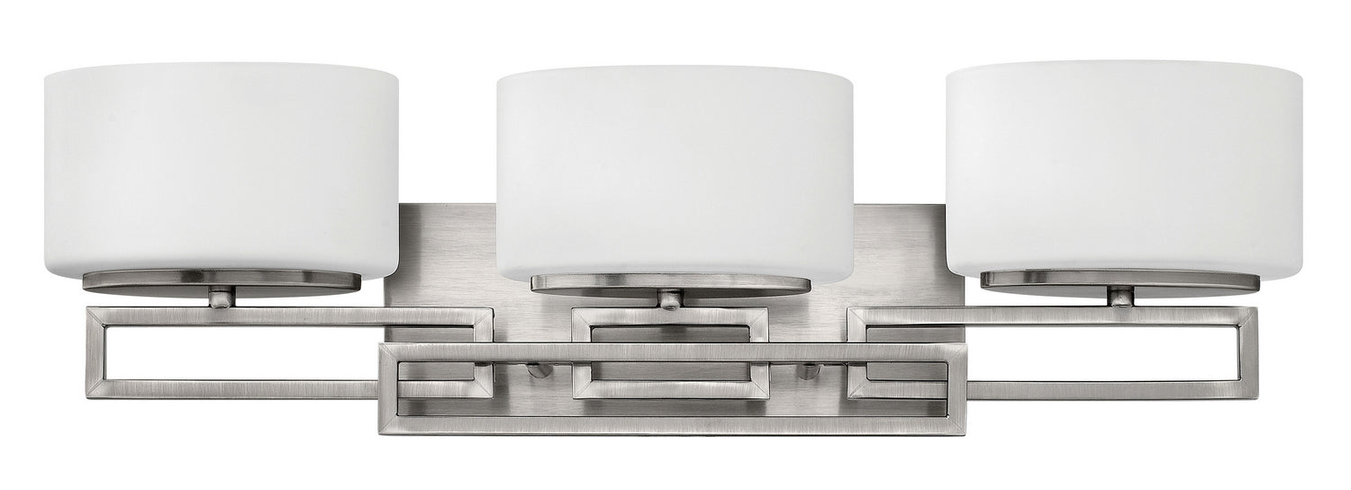 Hinkley 5103AN Three Light Bath, Antique Nickel
