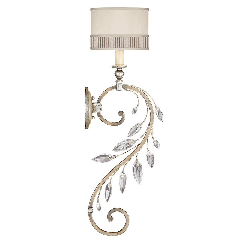 Fine Art 774650ST One Light Wall Sconce, Silver
