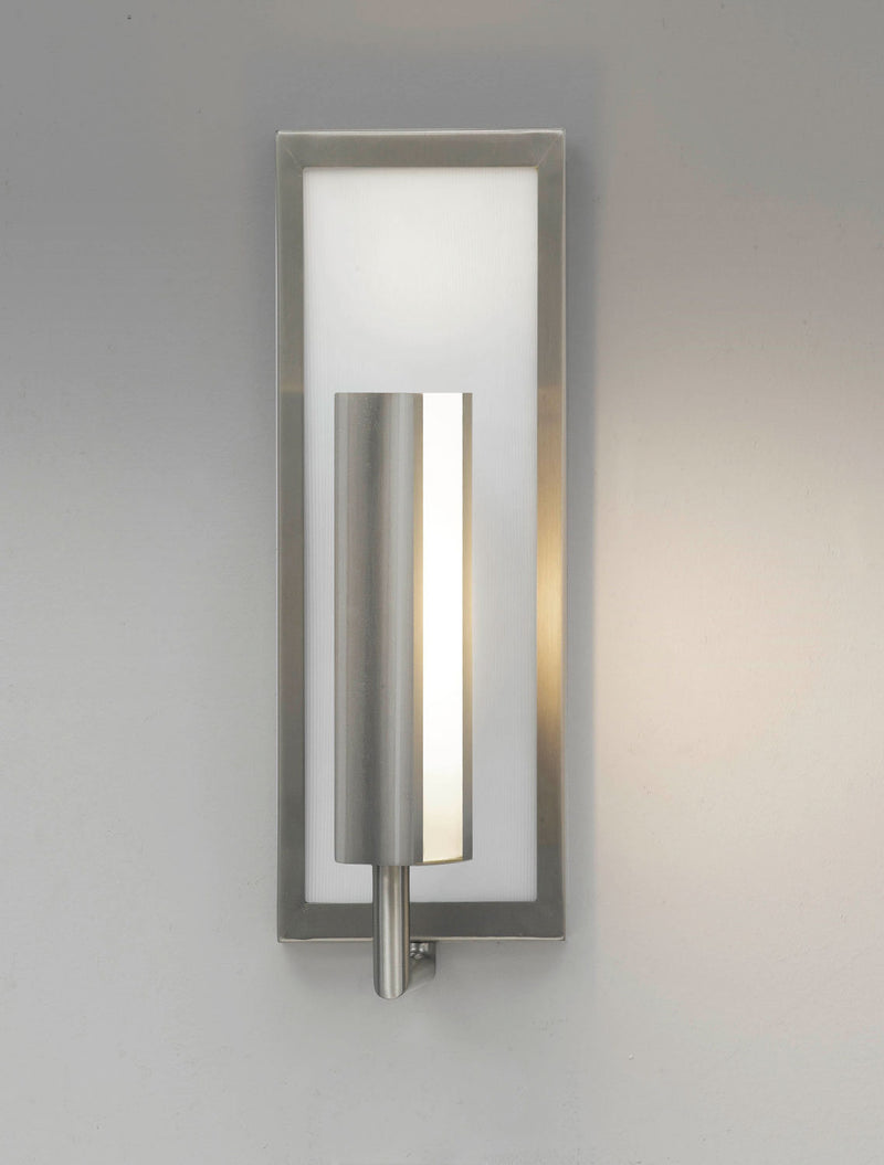 Generation Lighting WB1451BS One Light Wall Sconce, Brushed Steel