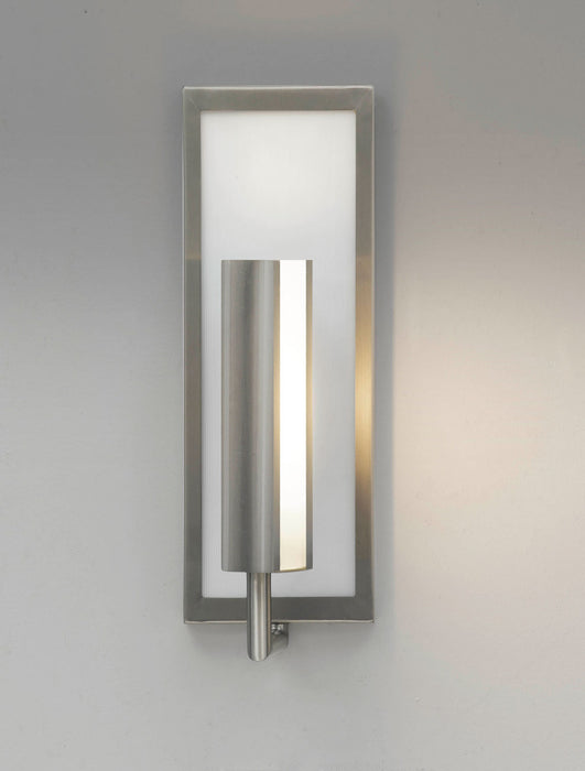 Generation Lighting WB1451BS One Light Wall Sconce, Brushed Steel