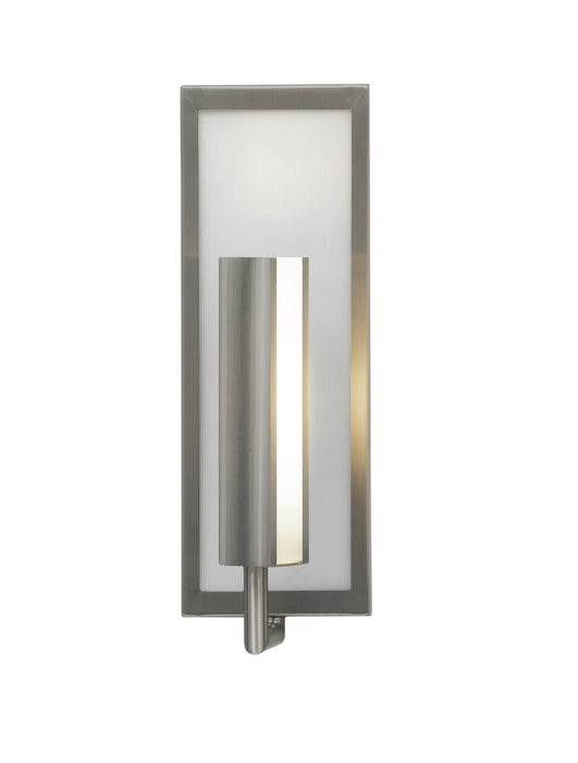 Generation Lighting WB1451BS One Light Wall Sconce, Brushed Steel
