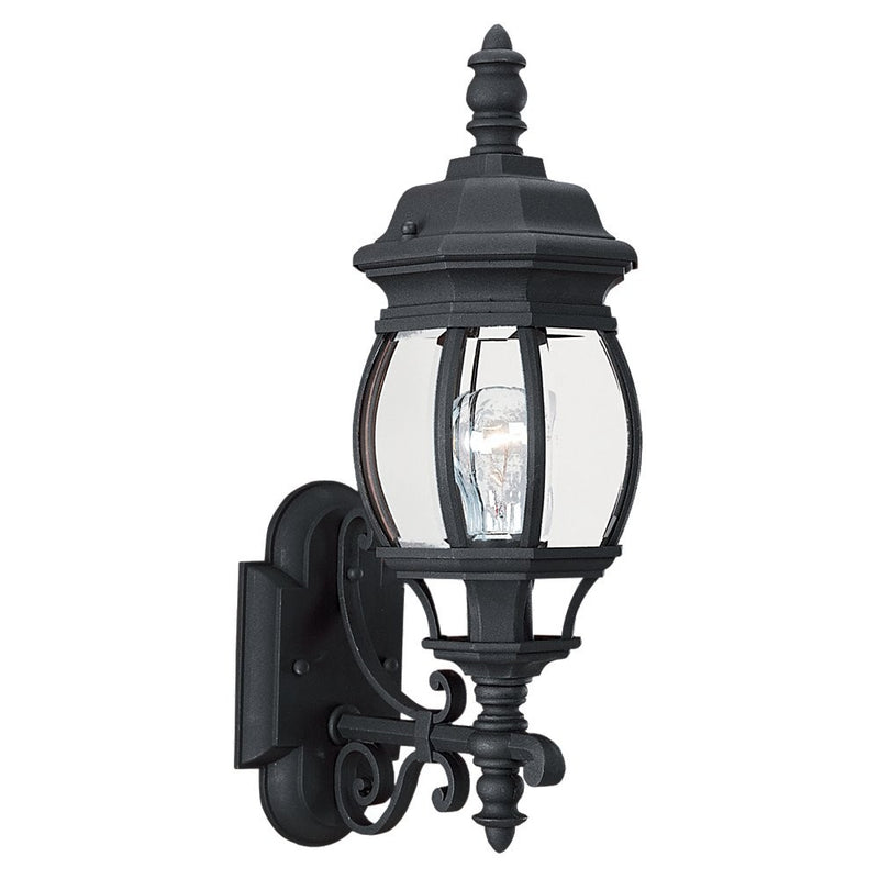 Generation Lighting 88200-12 One Light Outdoor Wall Lantern, Black