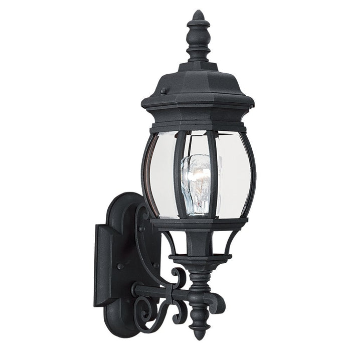 Generation Lighting 88200-12 One Light Outdoor Wall Lantern, Black