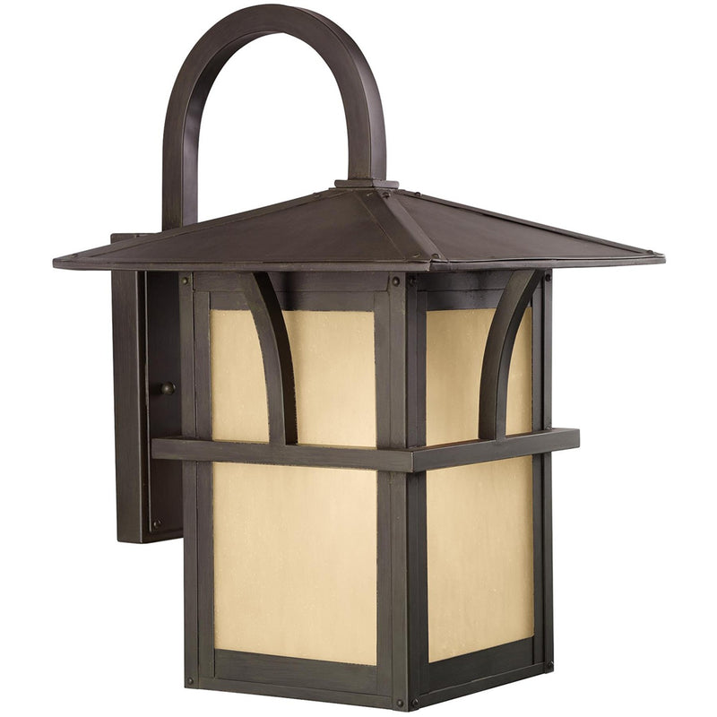 Generation Lighting 88882-51 One Light Outdoor Wall Lantern, Statuary Bronze