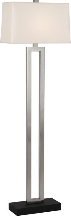 Robert Abbey 108X One Light Floor Lamp, Antique Silver