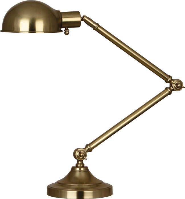 Robert Abbey 1500 One Light Table Lamp, Natural Brass