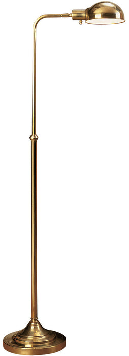 Robert Abbey 1505 One Light Floor Lamp, Antique Brass