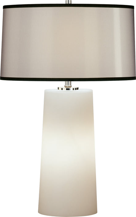 Robert Abbey 1580B Two Light Accent Lamp, Frosted White Cased Glass w/Night Light
