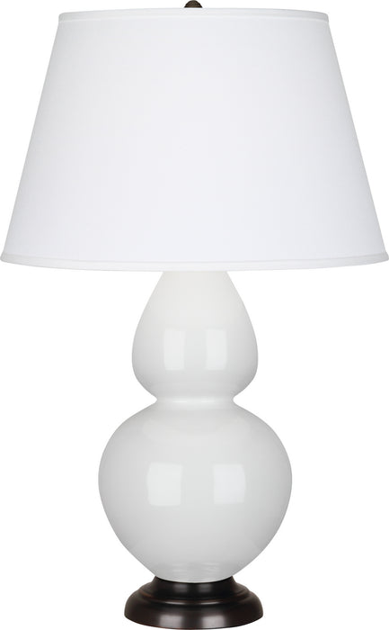 Robert Abbey 1640X One Light Table Lamp, Lily Glazed Ceramic w/Deep Patina Bronzeed